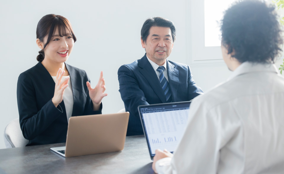 現場での指導の様子